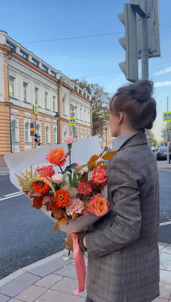 Авторский букет "Осенний нежный"